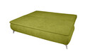 Canapea extensibila Sofie, cu lada pentru depozitare, 3 locuri, 203x92x86 cm, Verde