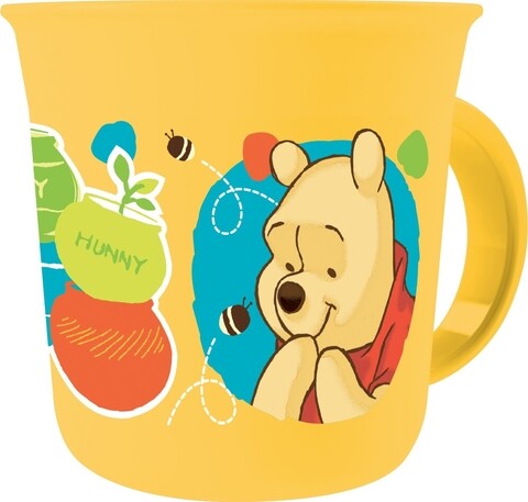 Cana Winnie the Pooh, Disney, 300 ml, plastic, galben