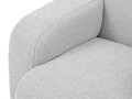 Coltar dreapta 4 locuri, Molino-101, Micadoni Home, 250x170x72 cm, tesatura boucle, gri deschis