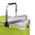 Cos frigorific termoizolant pentru picnic Iris Barcelona, 43x24x27 cm, poliester, verde lime