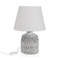 Lampa de masa Hosto, Versa, 22.5 x 12.5 x 33 cm, 1 x E14, 25W, ceramica, alb antic