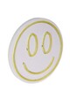 Decoratiune luminoasa LED, Smiley,  Benzi flexibile de neon, DC 12 V, Galben