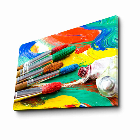 Tablou decorativ, 4570YBC-04, Canvas, Dimensiune: 45 x 70 cm, Multicolor