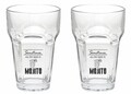 Set 2 pahare pentru mojito, Tognana, Let's party, 400 ml, sticla, transparent