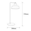 Lampa de masa, Sheen, 521SHN2159, Metal, Alb