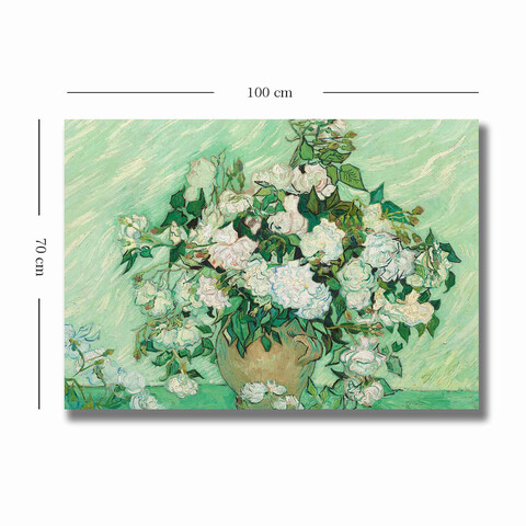 Tablou decorativ, 70100VANGOGH060, Canvas , Lemn, Multicolor