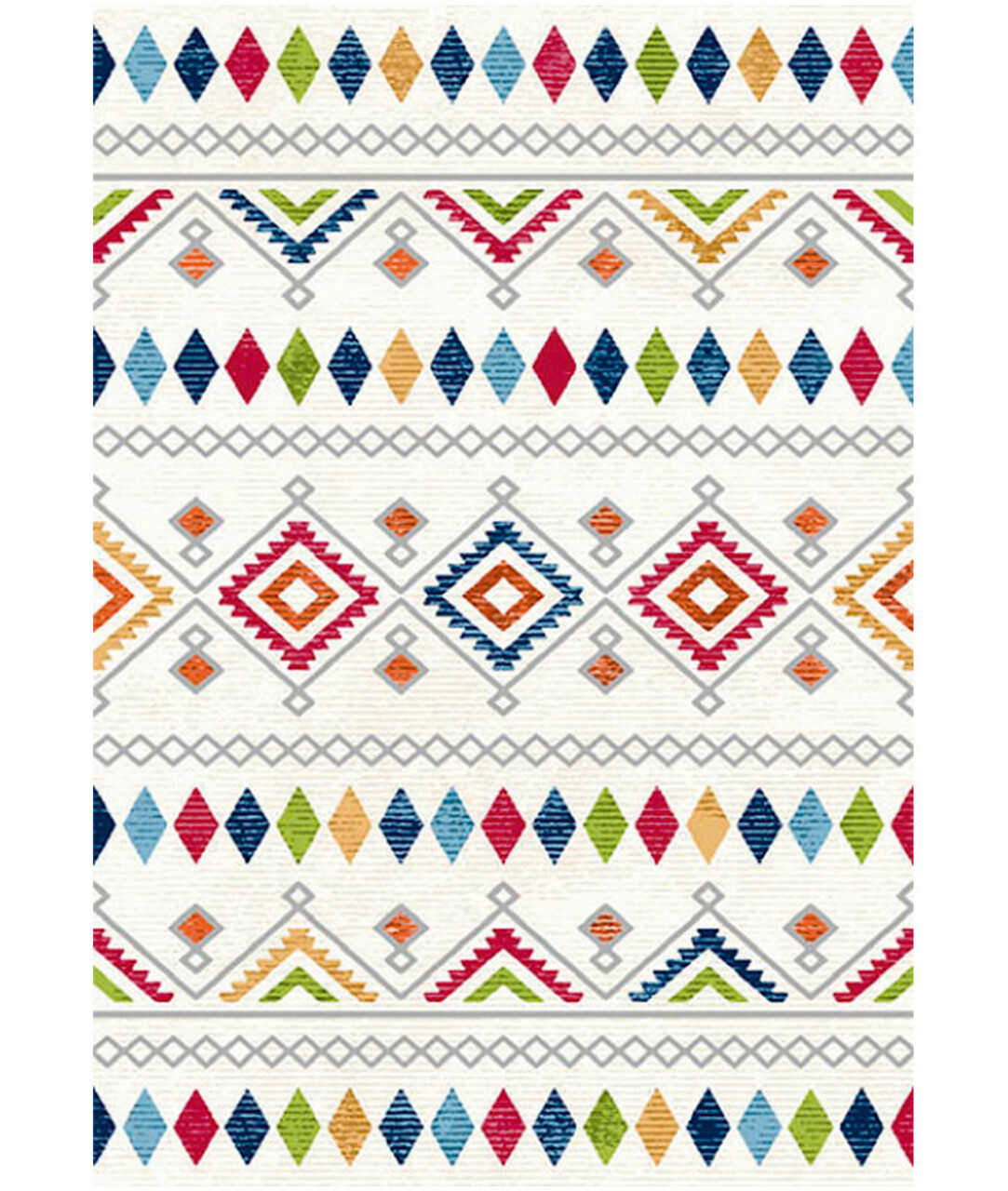 Covor, 4017A, 80x150 cm, Catifea, Multicolor - 1 | YEO