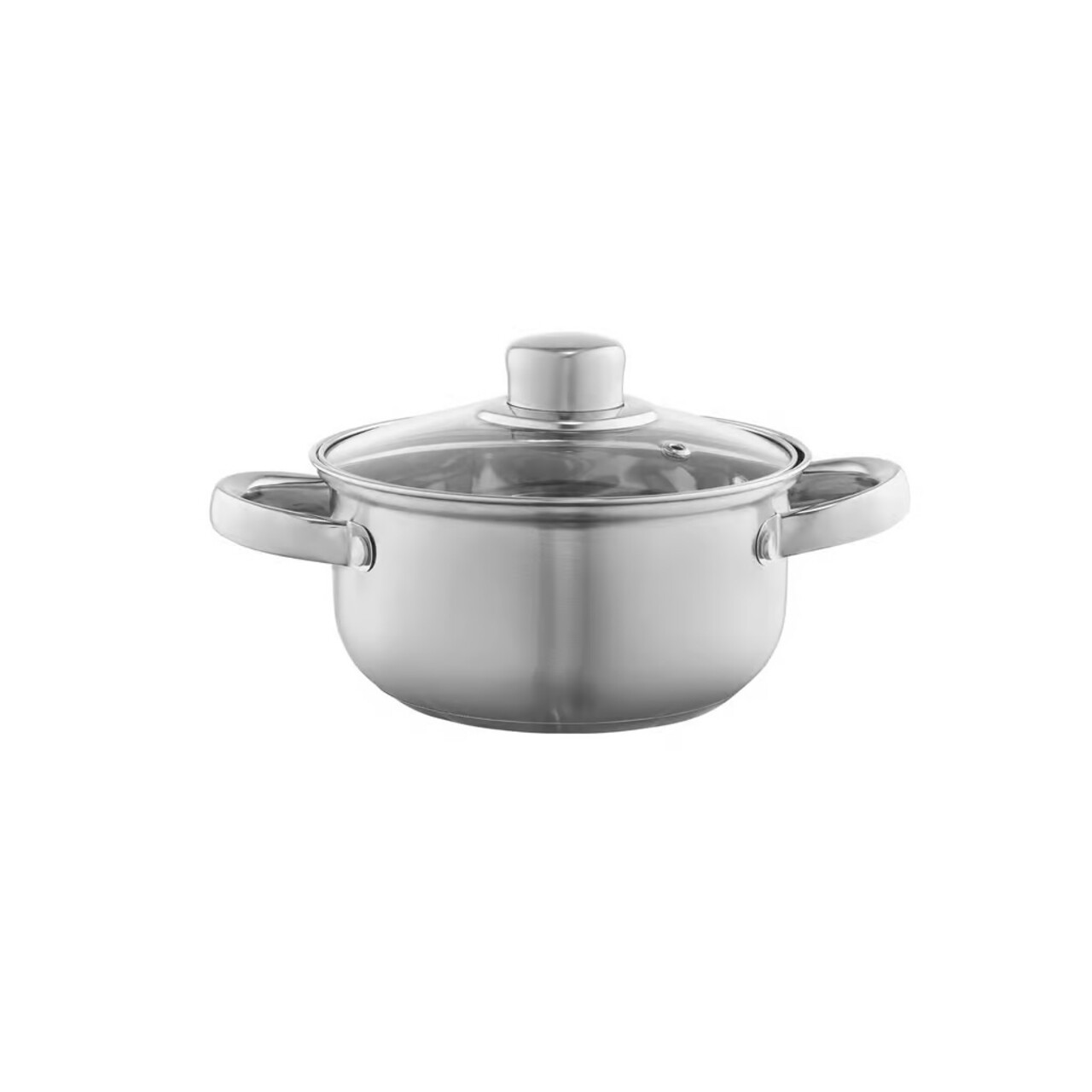 Set de gatit 8 piese Sally, Domotti, 16/18/20/22 cm, inox, argintiu