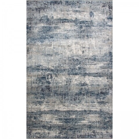 Covor rezistent VR 02 - Grey, Blue, 80x150 cm