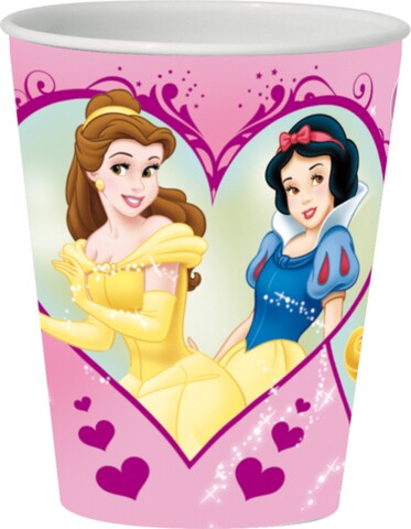 Pahar 3D Princess, Disney, 350 ml, plastic