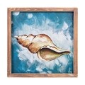 Tablou decorativ, Horn Snail, Creaciones Meng, 32x32 cm, hartie/lemn