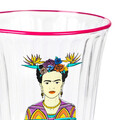 Set 2 pahare Frida Kahlo, Homla, 180 ml, sticla, multicolor