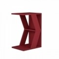 Masuta pentru living, Homitis, Naze - Claret Red, 40x30x57 cm