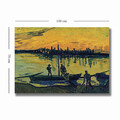 Tablou decorativ, 70100VANGOGH045, Canvas , Lemn, Multicolor