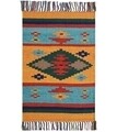 Covor Kilim, Country Modern 346, Baketo, 100% bumbac, lucrat manual, 60x90 cm