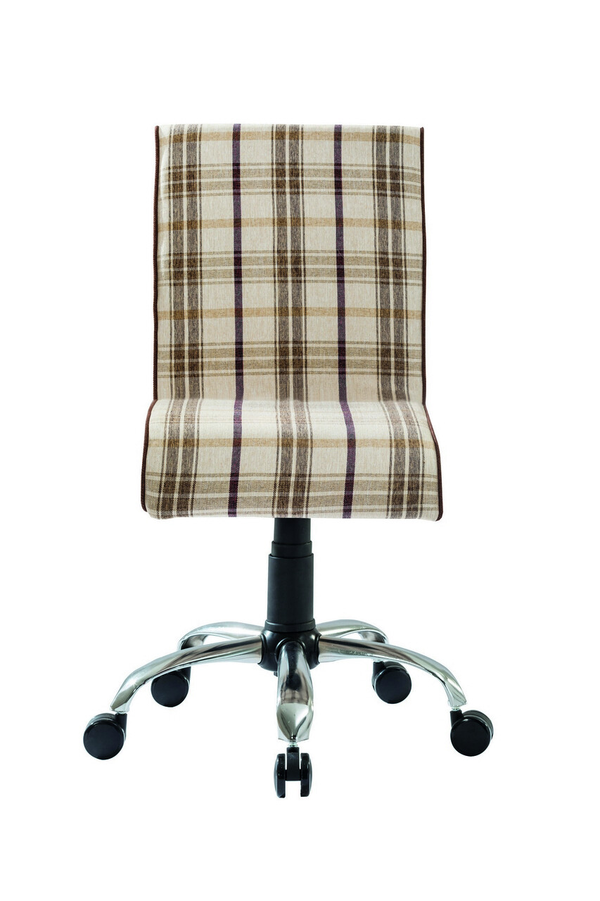 Scaun, Çilek, Plaid Soft Chair, 58x92x60 Cm, Multicolor