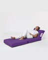 Fotoliu extensibil, Siesta, Ferndale Bean Bag, 55 - 180 cm, poliester impermeabil, mov