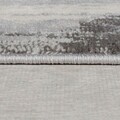 Covor Gleam Silver, Flair Rugs, 80x300 cm, polipropilena/poliester, argintiu