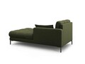 Sezlong living dreapta 1 loc, Mamaia, Micadoni Home, BL, 185x102x75 cm, tesatura tip twill, verde