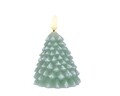 Lumanare cu LED Tree, Lumineo, 9x12 cm, verde