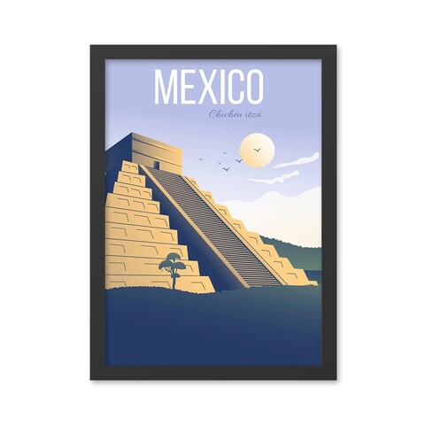 Tablou decorativ, Mexico (40 x 55), MDF , Polistiren, Multicolor