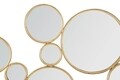 Decoratiune de perete Mirrors, Mauro Ferretti, 100x51.5 cm, fier, auriu