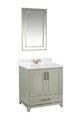 Set mobilier de baie (2 piese), Jussara, Ontario 30, Verde