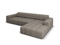 Coltar dreapta 4 locuri, Jennifer-140, Micadoni Home, 284x166x70 cm, tesatura chenille din poliester, gri