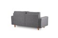 Canapea 2 locuri, Futon, 859FTN2713, Metal, Gri deschis