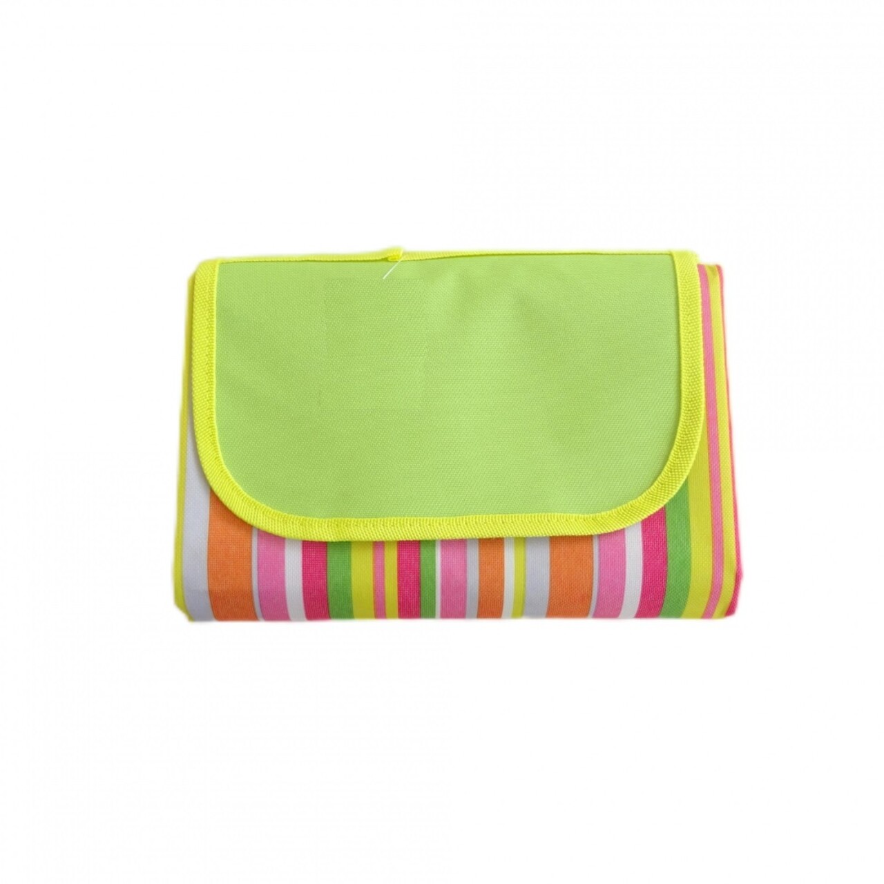 Patura Pentru Picnic Pink Stripes, Heinner, 145x150 Cm, Poliester, Multicolor