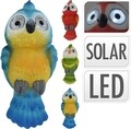 Lampa solara de gradina Parrot, H19 cm, rosu