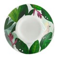 Farfurioara pentru ceasca Paradise Jungle, Ambition, 11 cm, portelan, multicolor