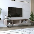 Comoda TV, Homitis, Norfolk Tv Stand, 150x44x36 cm, Mocha