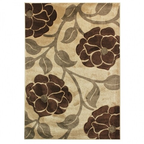 Covor Vine, Flair Rugs, 120 x 170 cm, 100% polipropilena, bej/maro