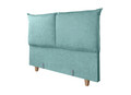 Pat matrimonial, Stockholm, Pillows E, 160x200 cm, saltea tip Pocket, topper memory, Mint