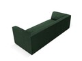 Canapea 3 locuri, Ruby, Micadoni Home, BL, 232x93x69 cm, poliester, verde