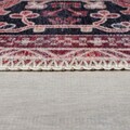 Covor Windsor Traditional Red, Flair Rugs, 80x150 cm, fibre reciclate/poliester chenille, rosu