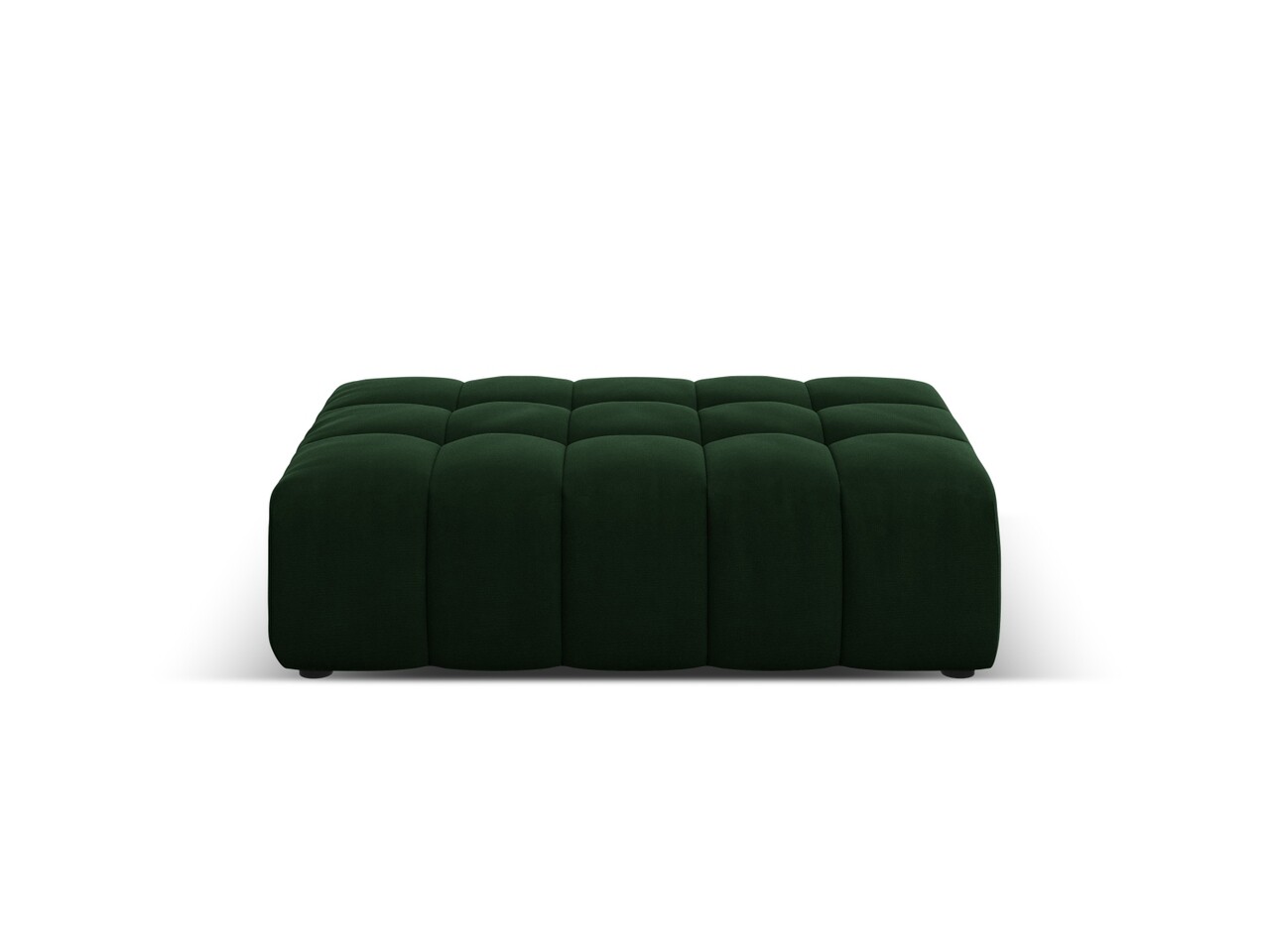 Taburet, Jennifer-51, Micadoni Home, 102x80x40 cm, catifea, verde bottle