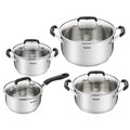 Set oale Tefal Cook&Cool, 8 piese, inox/sticla