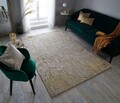 Covor Arissa Gold, Flair Rugs, 80x150 cm, polipropilena/poliester, auriu