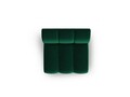 Modul canapea 1 loc fara cotiere, Lupine, Micadoni Home, BL, 90x87x70 cm, catifea, verde bottle