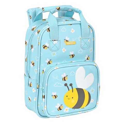 Rucsac, Safta, Bees, 20 x 28 x 8 cm, poliuretan, multicolor