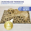 Patura pentru animale de companie Maximex, Pet, 90x60x1.5 cm, bumbac, multicolor