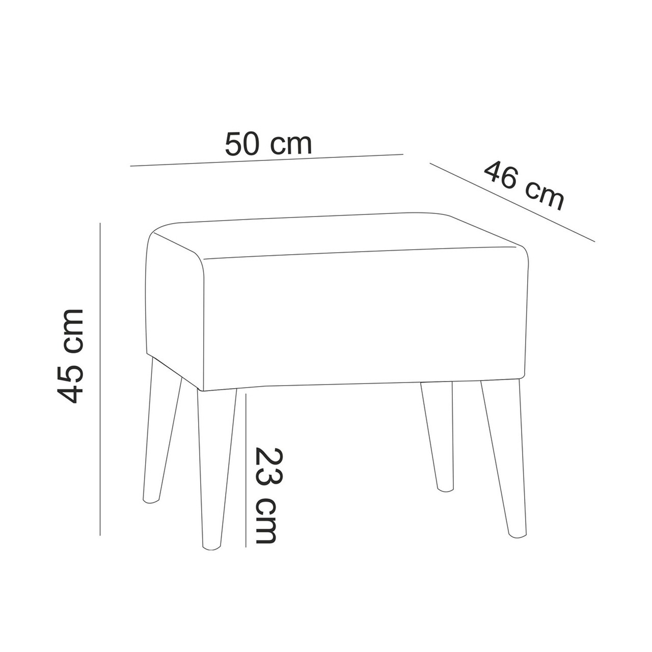 Bancheta, Unique Design, 867UNQ1058, Lemn de carpen, Verde - 1 | YEO