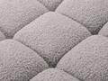 Modul dreapta pentru canapea modulara, 1 loc, Bellis-213, Micadoni Home, 94x94x70 cm, tesatura boucle, gri deschis