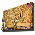 Tablou decorativ, 70100KLIMT003, Canvas , Lemn, Multicolor