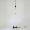 Lampadar All Design, metal, 170x36 cm, Double Black