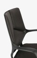 Scaun de birou Damon, Bizzotto, 61 x 61.5 x 96 cm, functie recliner, poliester, negru