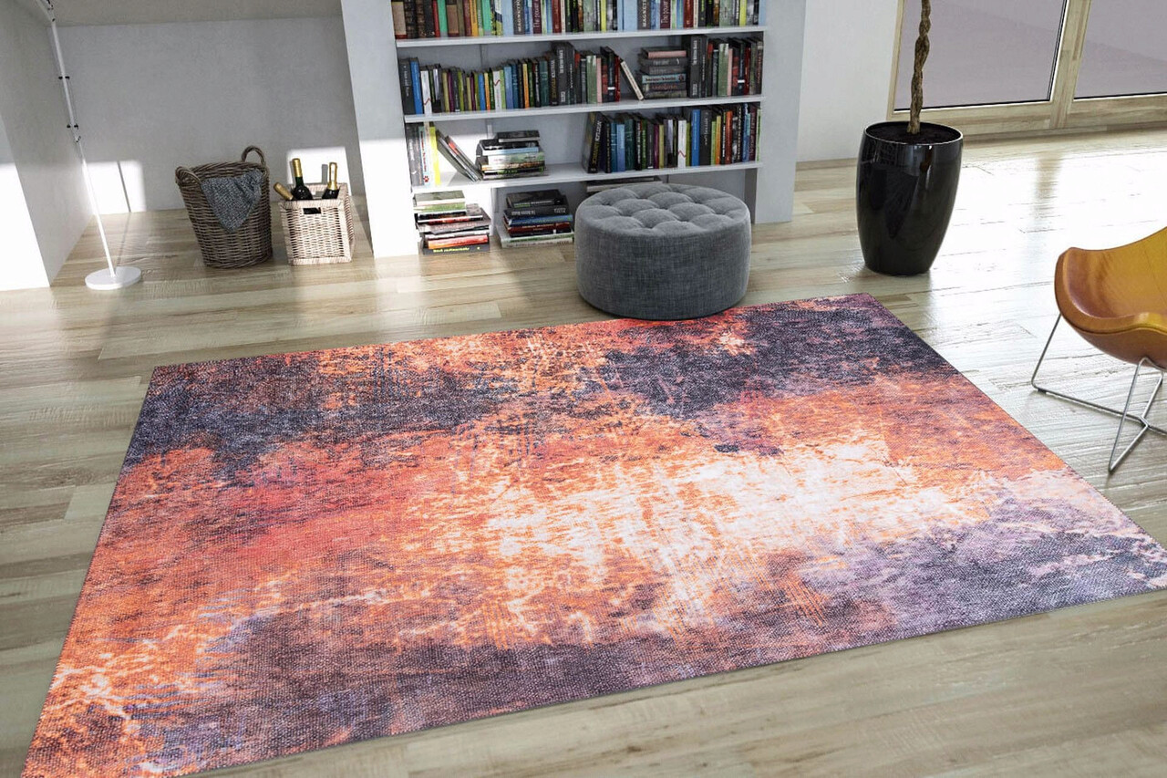 Covor de hol, Funk Chenille, 75x230 cm, Poliester , Multicolor