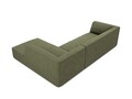 Coltar dreapta 4 locuri, Ruby, Micadoni Home, BL, 273x180x69 cm, velur, verde